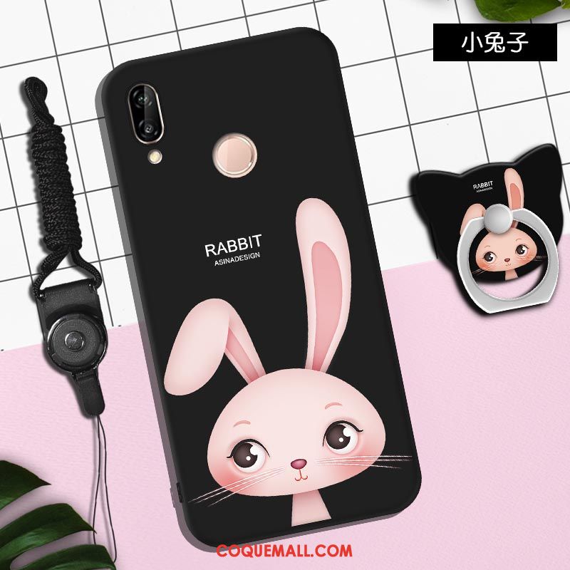 Étui Huawei P Smart+ Fluide Doux Protection Personnalité, Coque Huawei P Smart+ Dessin Animé Incassable