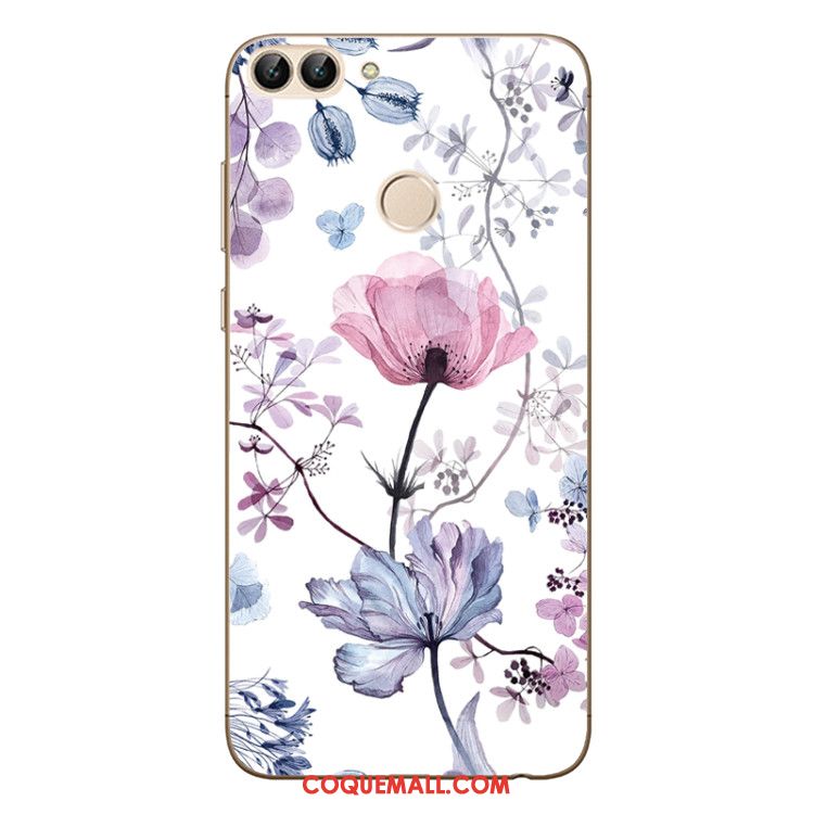 Étui Huawei P Smart Fluide Doux Tout Compris Incassable, Coque Huawei P Smart Téléphone Portable Art