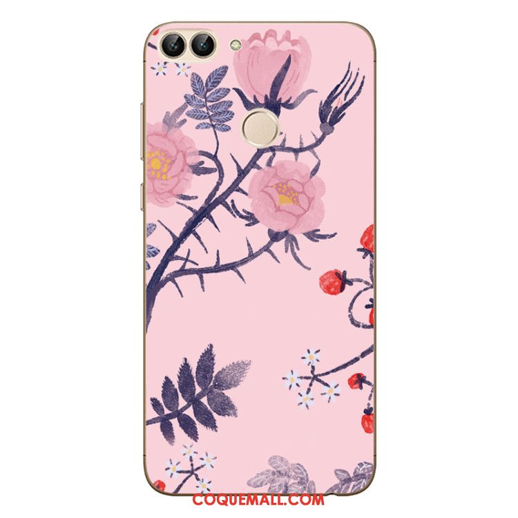 Étui Huawei P Smart Fluide Doux Tout Compris Incassable, Coque Huawei P Smart Téléphone Portable Art