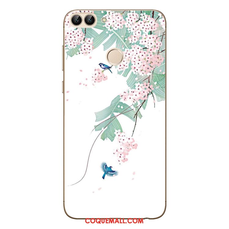 Étui Huawei P Smart Fluide Doux Tout Compris Incassable, Coque Huawei P Smart Téléphone Portable Art