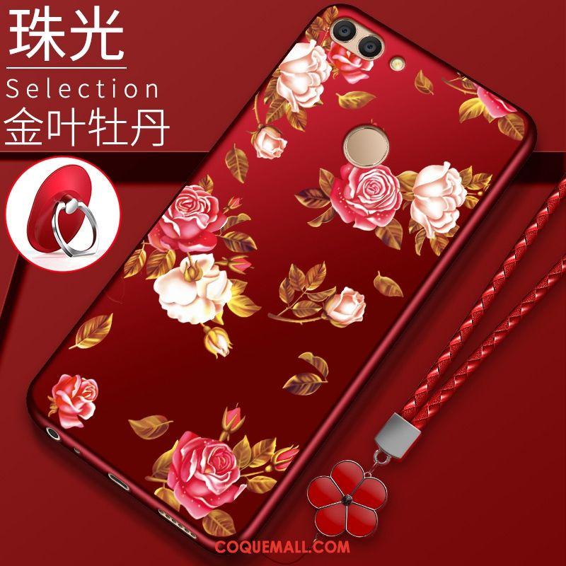 Étui Huawei P Smart Incassable Fluide Doux Original, Coque Huawei P Smart Silicone Téléphone Portable