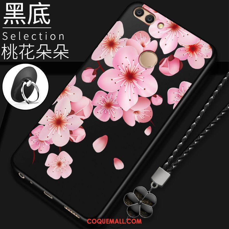 Étui Huawei P Smart Incassable Fluide Doux Original, Coque Huawei P Smart Silicone Téléphone Portable