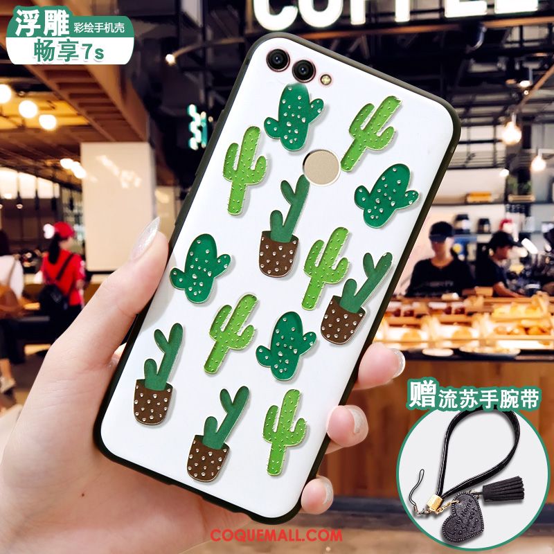 Étui Huawei P Smart Incassable Silicone Tout Compris, Coque Huawei P Smart Vert Protection