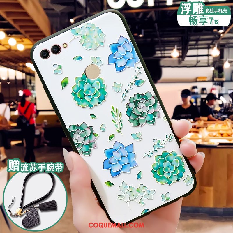 Étui Huawei P Smart Incassable Silicone Tout Compris, Coque Huawei P Smart Vert Protection