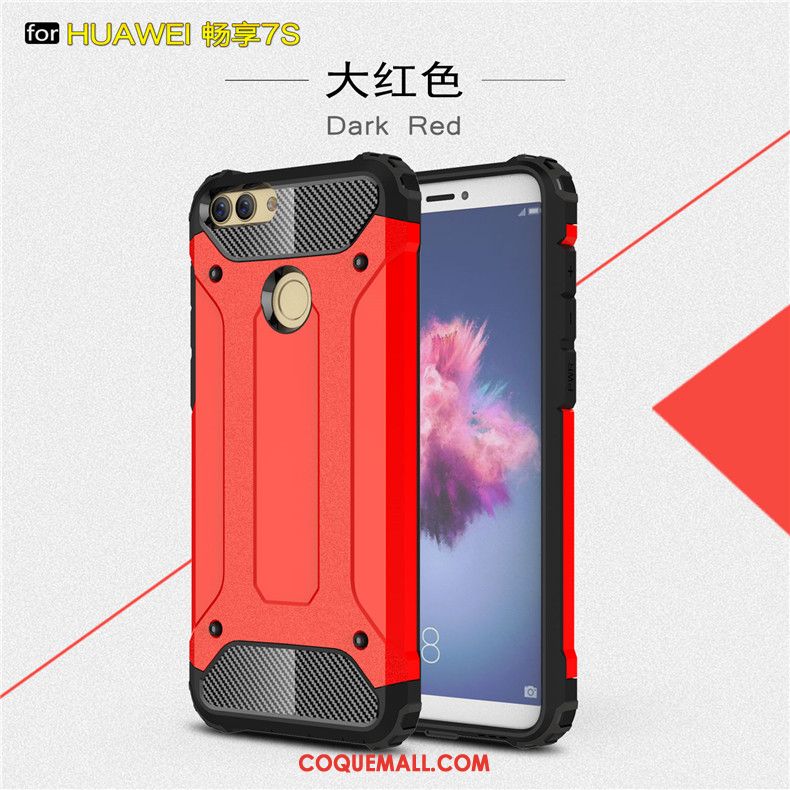 Étui Huawei P Smart Métal Protection Silicone, Coque Huawei P Smart Créatif Argent