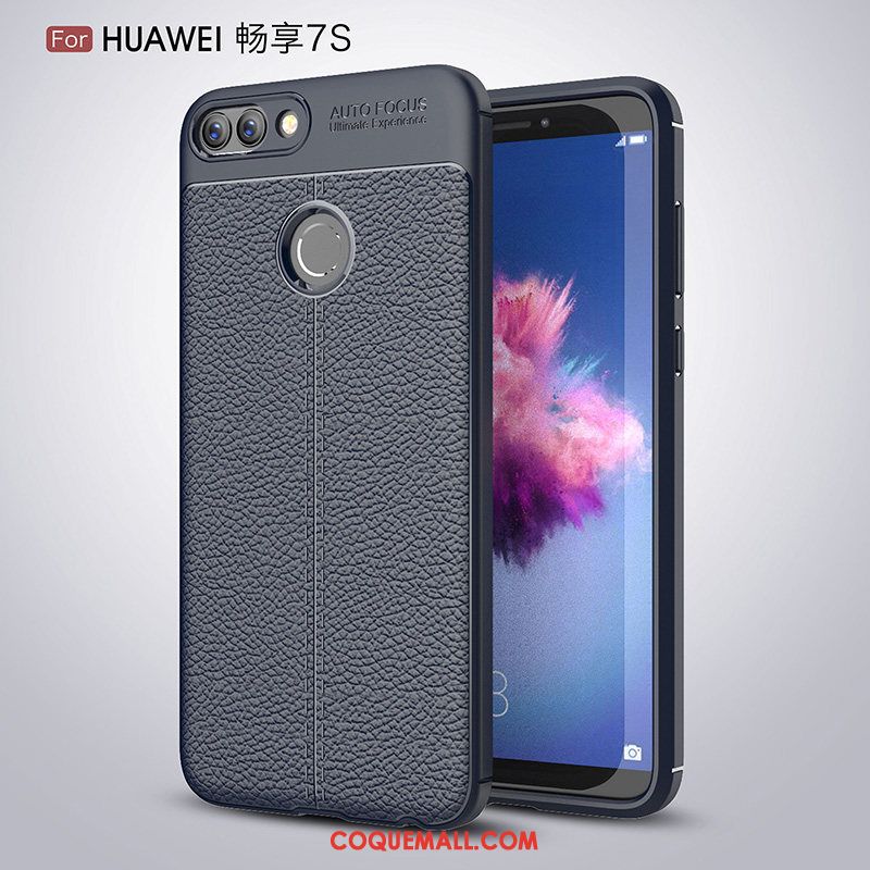 Étui Huawei P Smart Noir Silicone Incassable, Coque Huawei P Smart Jeunesse Fluide Doux