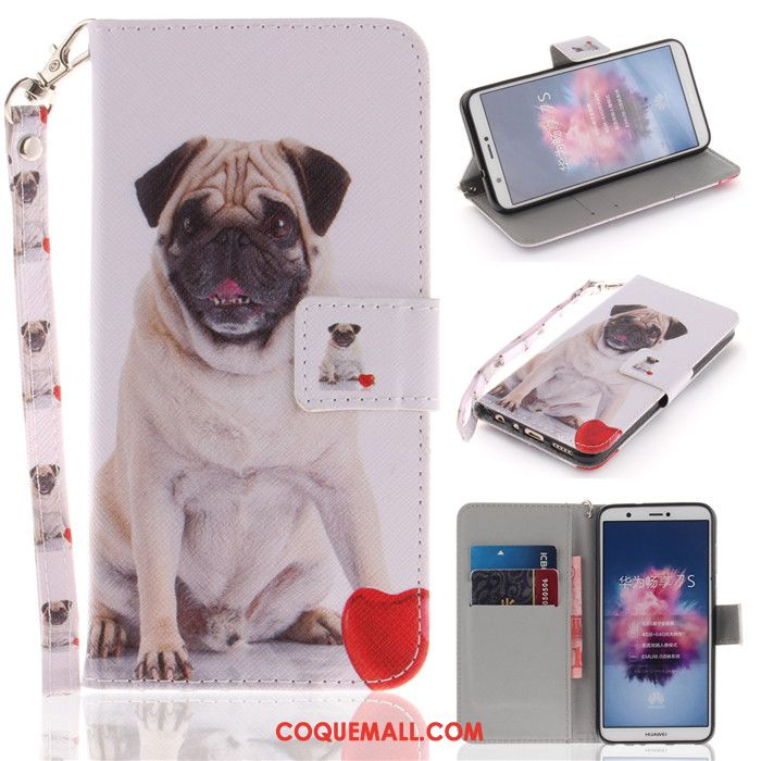 Étui Huawei P Smart+ Peinture Téléphone Portable Protection, Coque Huawei P Smart+ Ornements Suspendus Dessin Animé