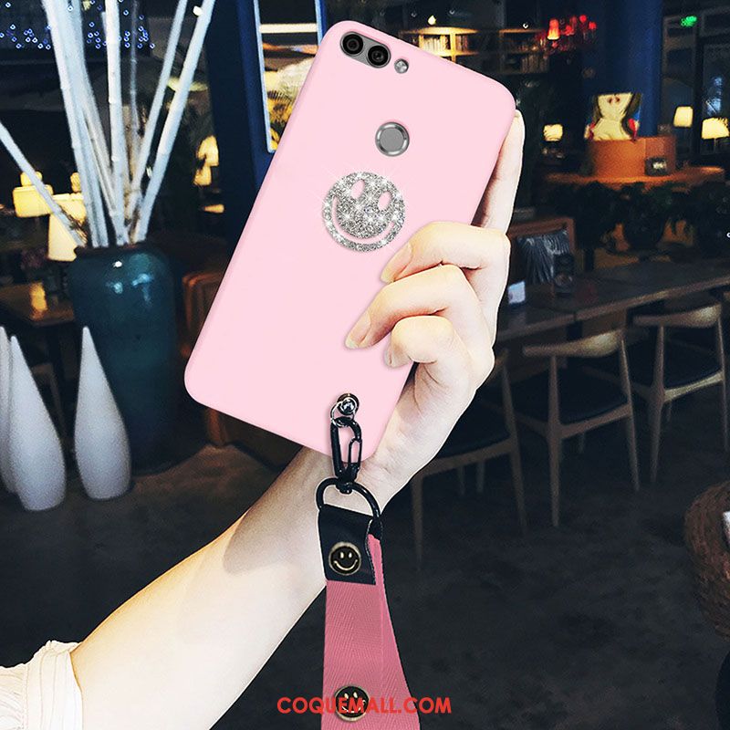 Étui Huawei P Smart Personnalité Incassable Protection, Coque Huawei P Smart Rose Tout Compris