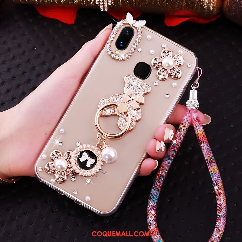 Étui Huawei P Smart+ Protection Or Support, Coque Huawei P Smart+ Tendance Fluide Doux