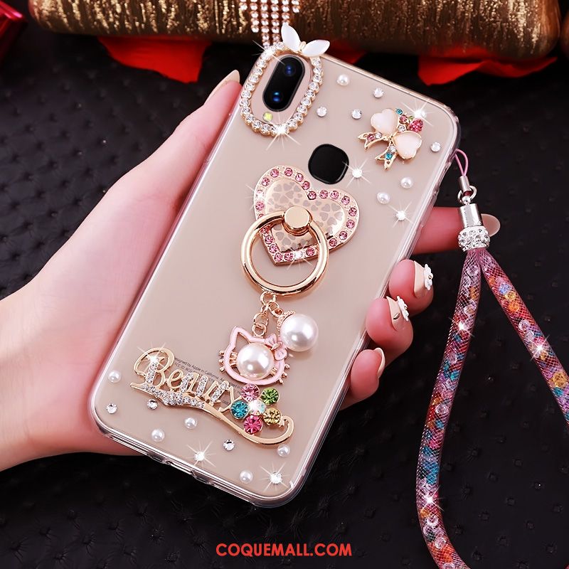 Étui Huawei P Smart+ Protection Or Support, Coque Huawei P Smart+ Tendance Fluide Doux