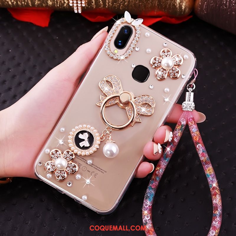 Étui Huawei P Smart+ Protection Or Support, Coque Huawei P Smart+ Tendance Fluide Doux