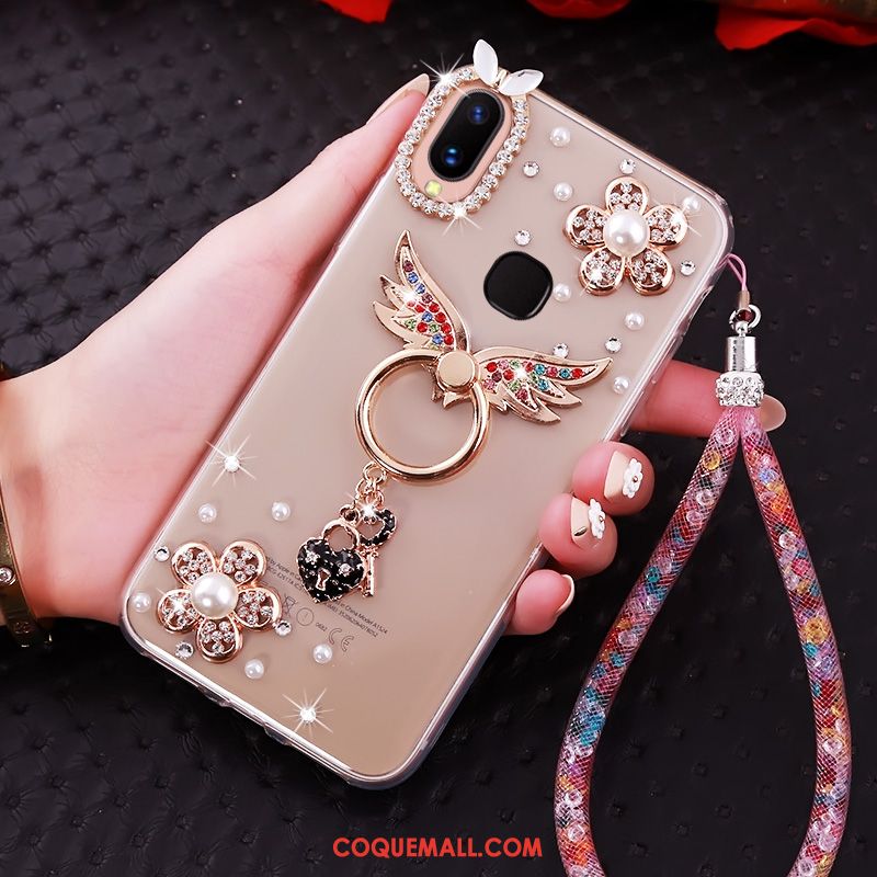 Étui Huawei P Smart+ Protection Or Support, Coque Huawei P Smart+ Tendance Fluide Doux