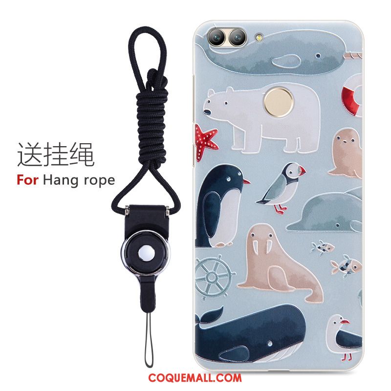 Étui Huawei P Smart Protection Personnalité Dessin Animé, Coque Huawei P Smart Fluide Doux Silicone