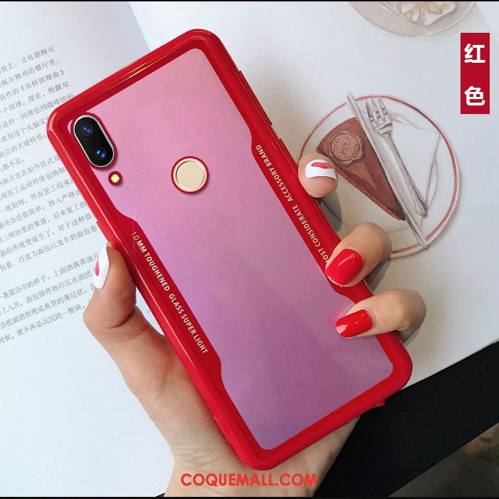 Étui Huawei P Smart+ Protection Transparent Incassable, Coque Huawei P Smart+ Téléphone Portable Noir