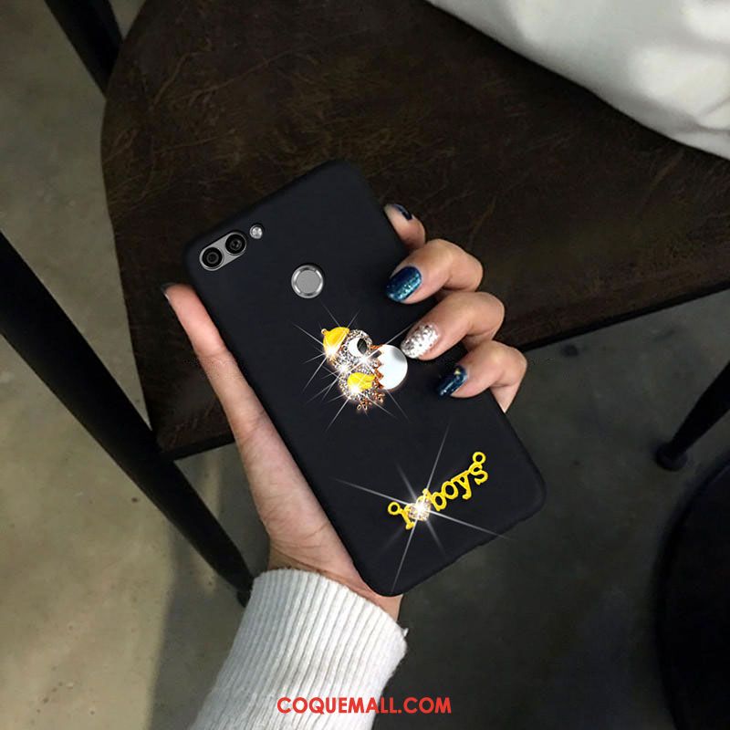 Étui Huawei P Smart Rose Incassable Silicone, Coque Huawei P Smart Fluide Doux Tout Compris