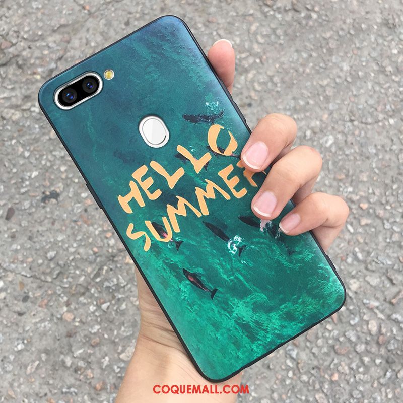 Étui Huawei P Smart Silicone Grand Vert, Coque Huawei P Smart Ornements Suspendus Support