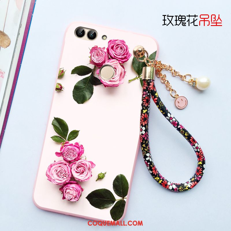 Étui Huawei P Smart Silicone Pendentif Incassable, Coque Huawei P Smart Fluide Doux Tendance