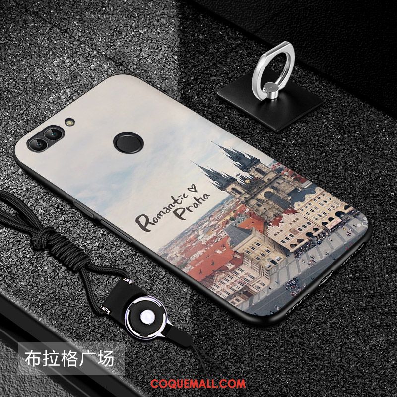 Étui Huawei P Smart Silicone Tendance Fluide Doux, Coque Huawei P Smart Protection Téléphone Portable