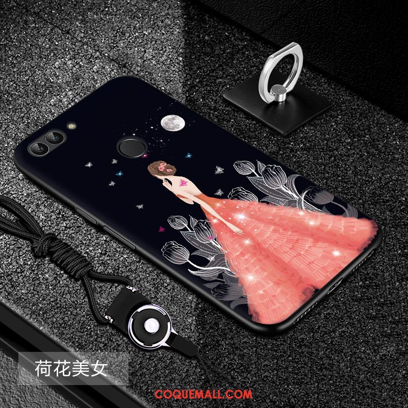 Étui Huawei P Smart Silicone Tendance Fluide Doux, Coque Huawei P Smart Protection Téléphone Portable