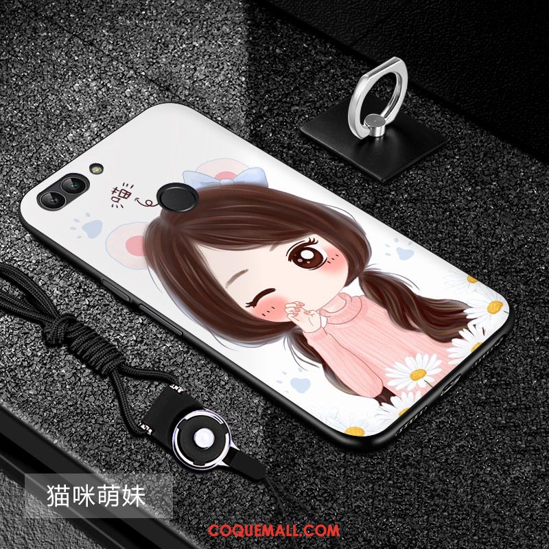 Étui Huawei P Smart Silicone Tendance Fluide Doux, Coque Huawei P Smart Protection Téléphone Portable