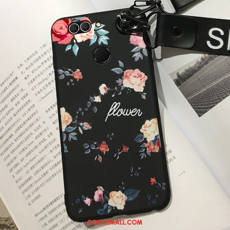 Étui Huawei P Smart Tendance Rouge Ornements Suspendus, Coque Huawei P Smart Nouveau Téléphone Portable