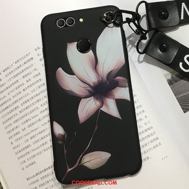 Étui Huawei P Smart Tendance Rouge Ornements Suspendus, Coque Huawei P Smart Nouveau Téléphone Portable