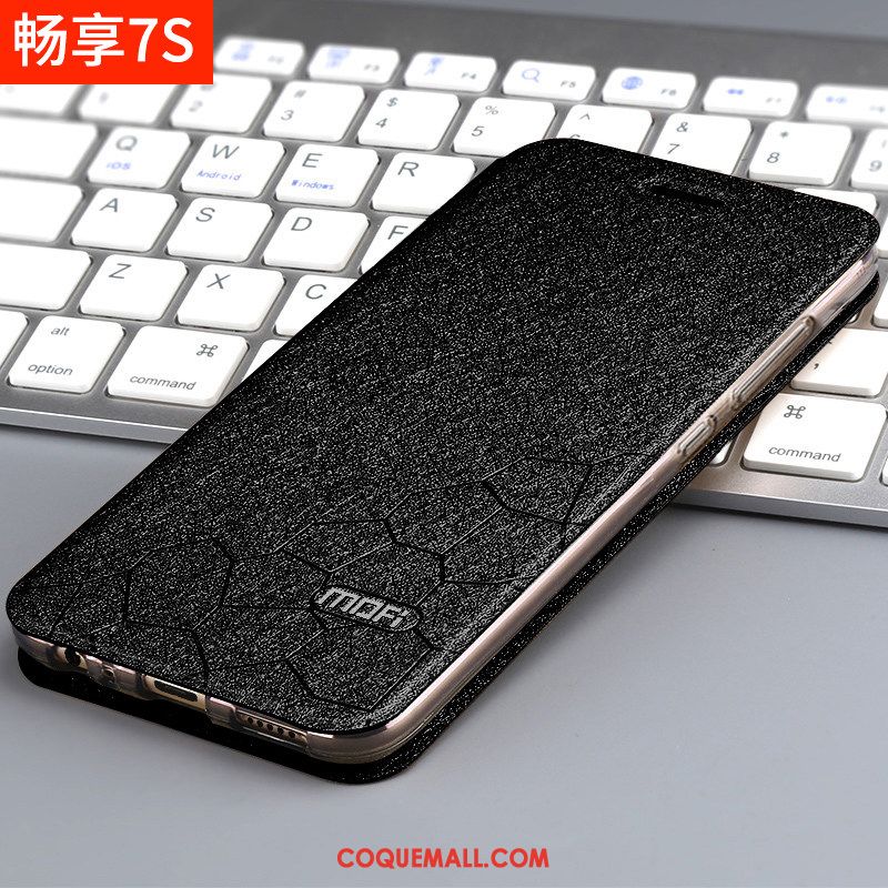 Étui Huawei P Smart Tout Compris Marque De Tendance Pu, Coque Huawei P Smart Téléphone Portable Délavé En Daim