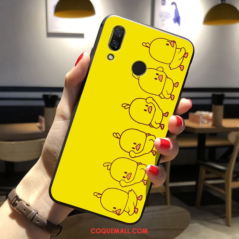 Étui Huawei P Smart+ Tout Compris Personnalité Rose, Coque Huawei P Smart+ Clair Amoureux