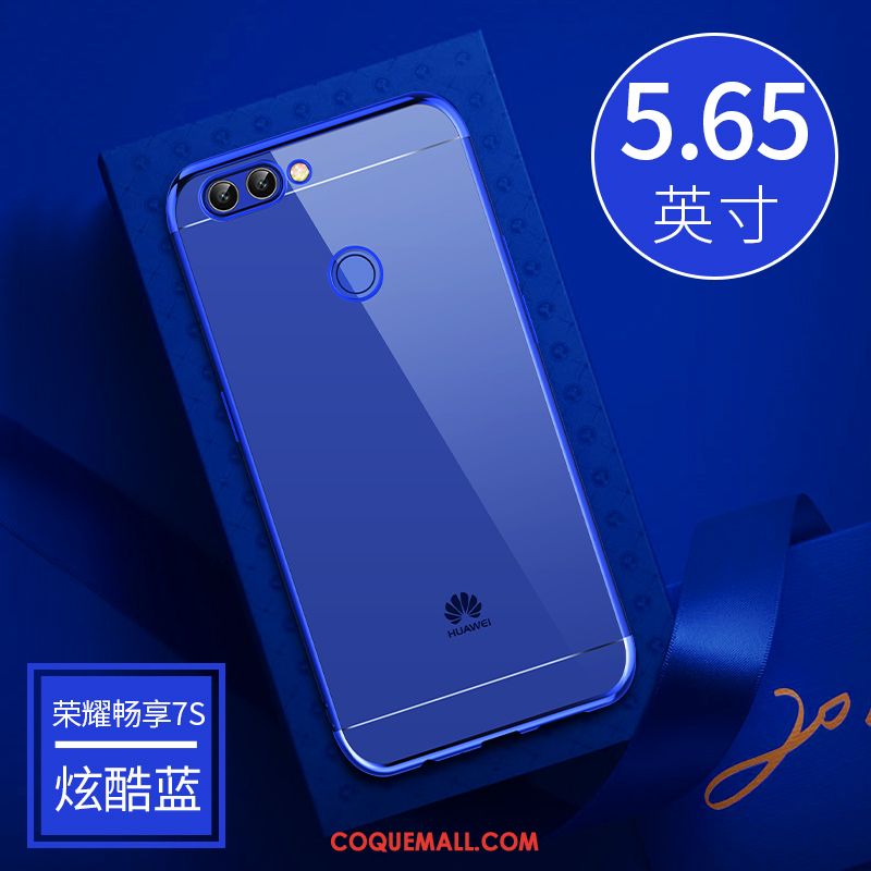 Étui Huawei P Smart Tout Compris Transparent Blanc, Coque Huawei P Smart Très Mince Fluide Doux