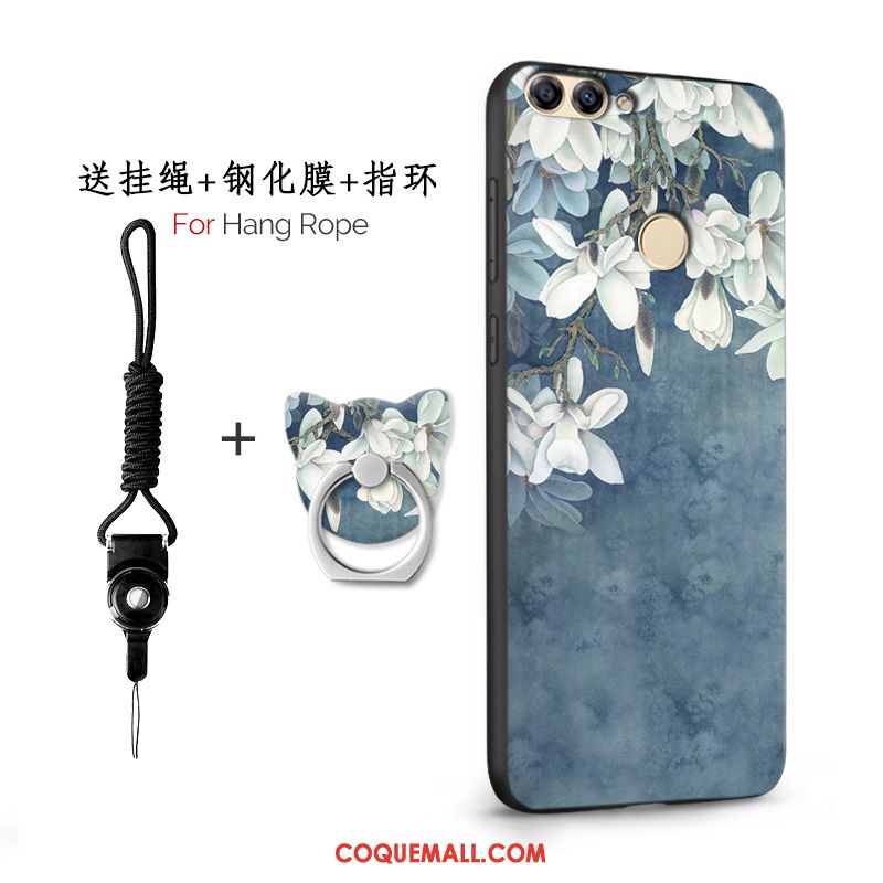 Étui Huawei P Smart Téléphone Portable Protection Rose, Coque Huawei P Smart Incassable Tendance