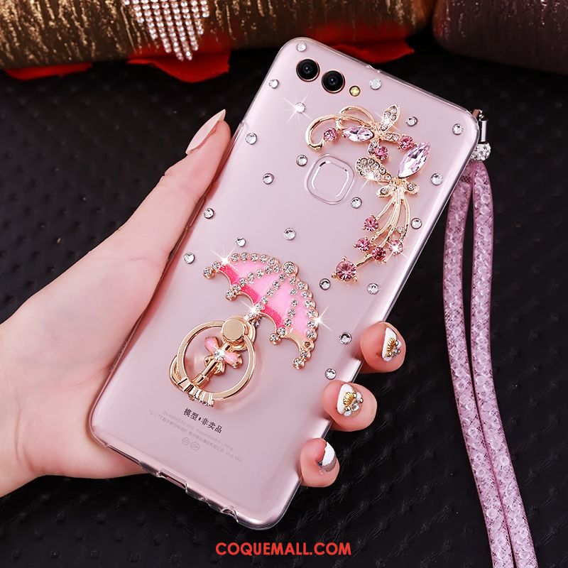 Étui Huawei P Smart Téléphone Portable Silicone Fluide Doux, Coque Huawei P Smart Transparent Incassable