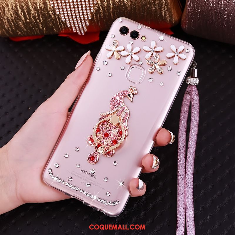 Étui Huawei P Smart Téléphone Portable Silicone Fluide Doux, Coque Huawei P Smart Transparent Incassable