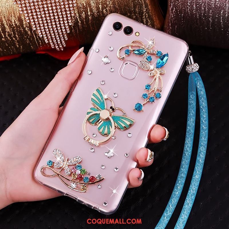 Étui Huawei P Smart Téléphone Portable Silicone Fluide Doux, Coque Huawei P Smart Transparent Incassable