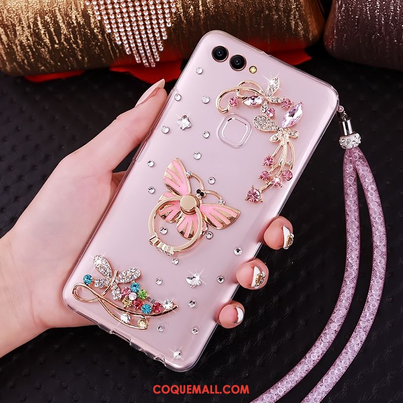 Étui Huawei P Smart Téléphone Portable Silicone Fluide Doux, Coque Huawei P Smart Transparent Incassable