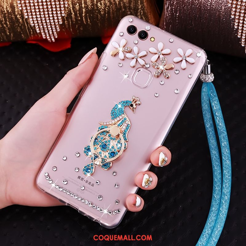 Étui Huawei P Smart Téléphone Portable Silicone Fluide Doux, Coque Huawei P Smart Transparent Incassable