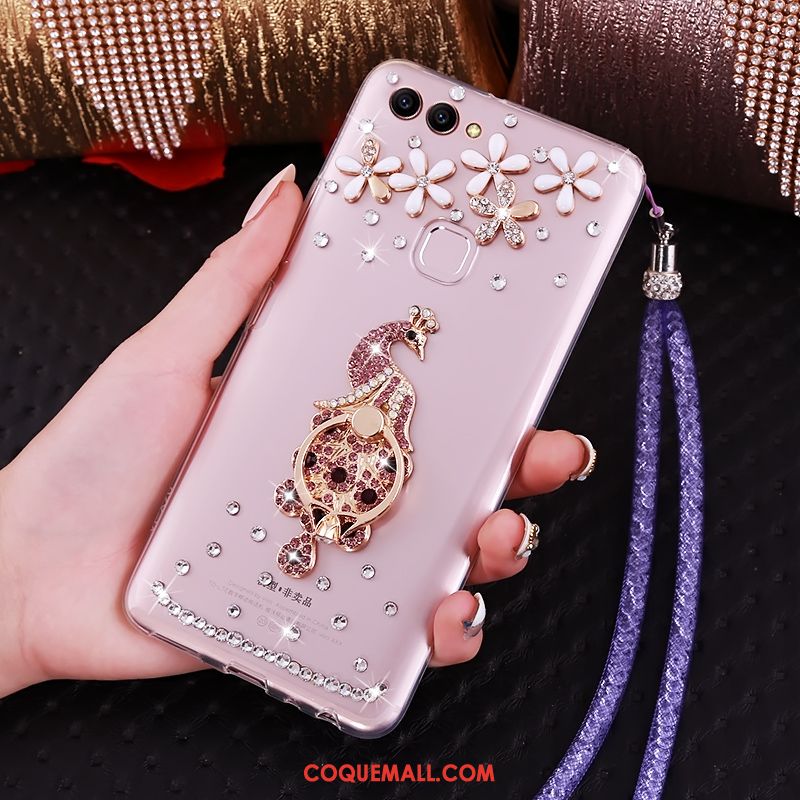 Étui Huawei P Smart Téléphone Portable Silicone Fluide Doux, Coque Huawei P Smart Transparent Incassable