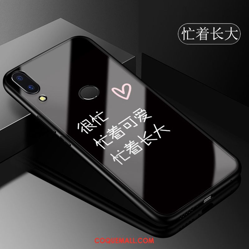 Étui Huawei P Smart+ Téléphone Portable Verre Tout Compris, Coque Huawei P Smart+ Blanc Marque De Tendance