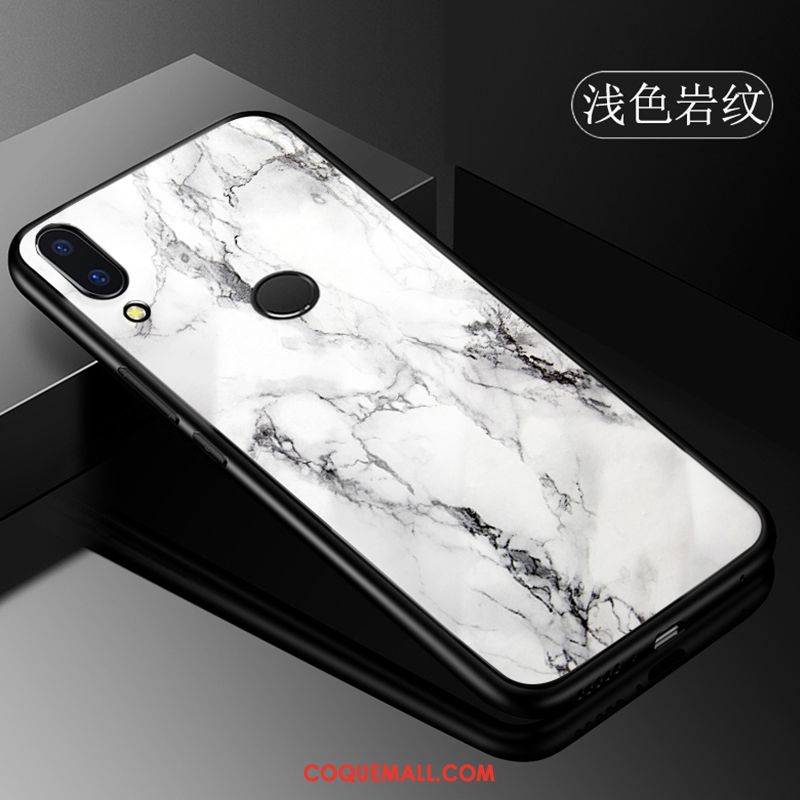 Étui Huawei P Smart+ Téléphone Portable Verre Tout Compris, Coque Huawei P Smart+ Blanc Marque De Tendance