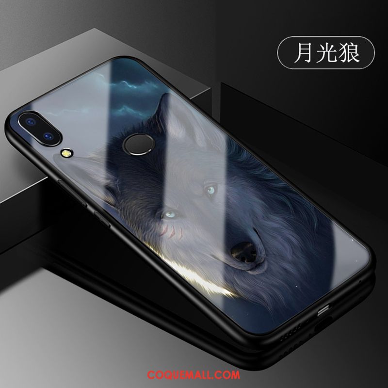 Étui Huawei P Smart+ Téléphone Portable Verre Tout Compris, Coque Huawei P Smart+ Blanc Marque De Tendance