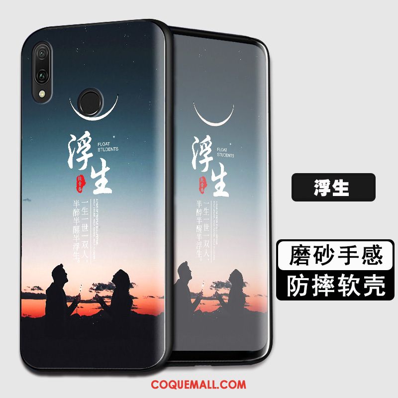 Étui Huawei P Smart Z Fluide Doux Téléphone Portable Silicone, Coque Huawei P Smart Z Protection Tendance