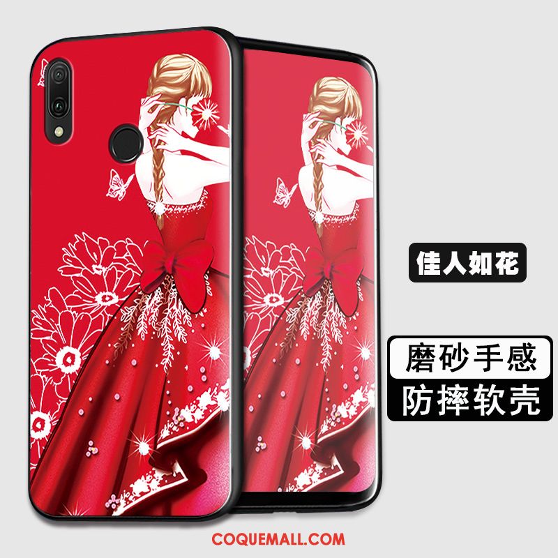 Étui Huawei P Smart Z Fluide Doux Téléphone Portable Silicone, Coque Huawei P Smart Z Protection Tendance