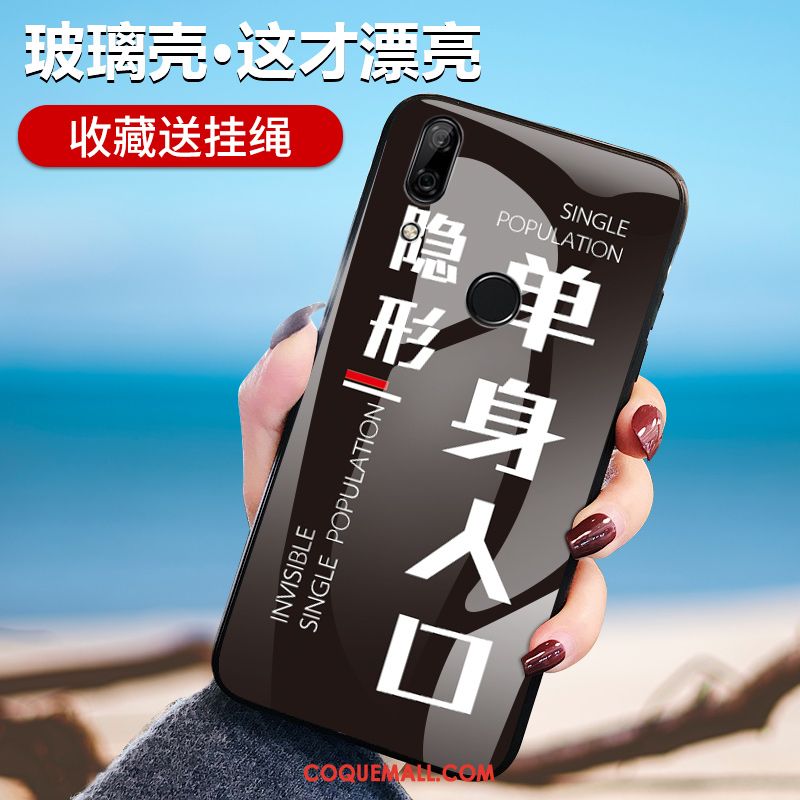 Étui Huawei P Smart Z Noir Protection Téléphone Portable, Coque Huawei P Smart Z Créatif Personnalité