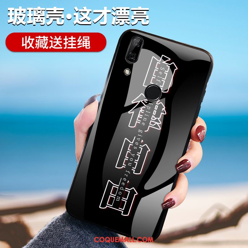 Étui Huawei P Smart Z Noir Protection Téléphone Portable, Coque Huawei P Smart Z Créatif Personnalité