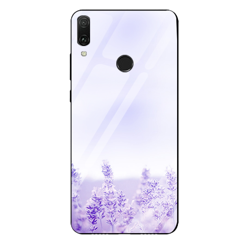 Étui Huawei P Smart Z Paysage Incassable Verre, Coque Huawei P Smart Z Téléphone Portable Miroir