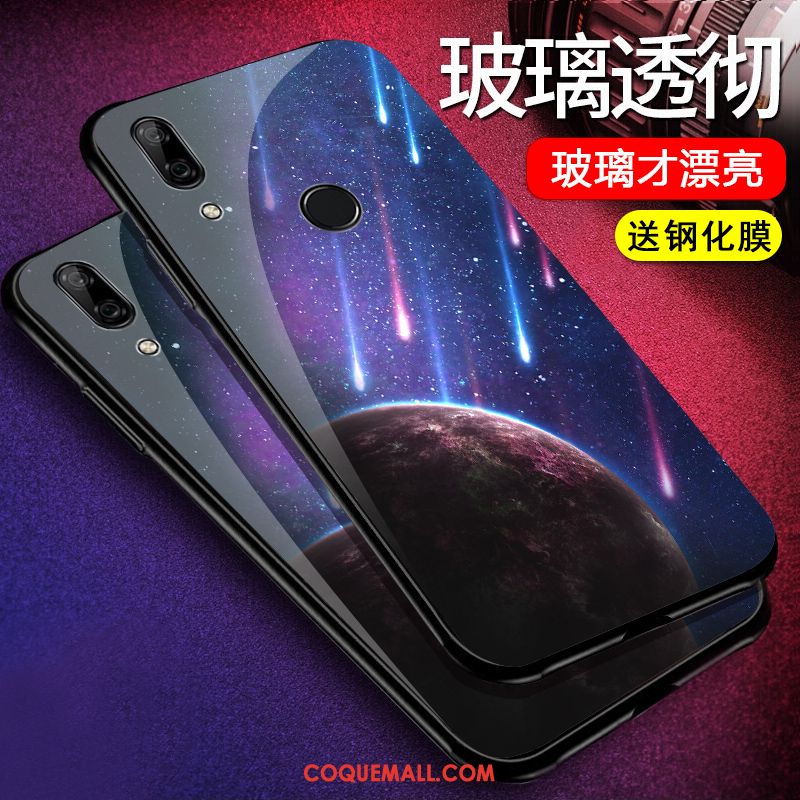 Étui Huawei P Smart Z Personnalité Noir Créatif, Coque Huawei P Smart Z Téléphone Portable Silicone