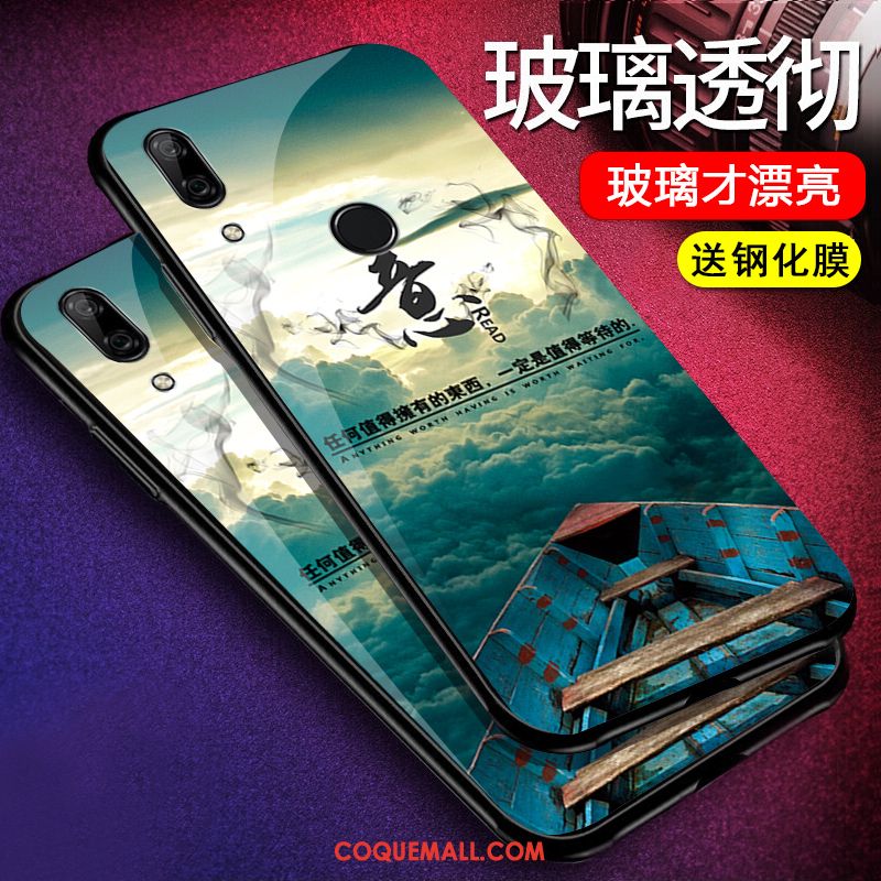 Étui Huawei P Smart Z Personnalité Noir Créatif, Coque Huawei P Smart Z Téléphone Portable Silicone