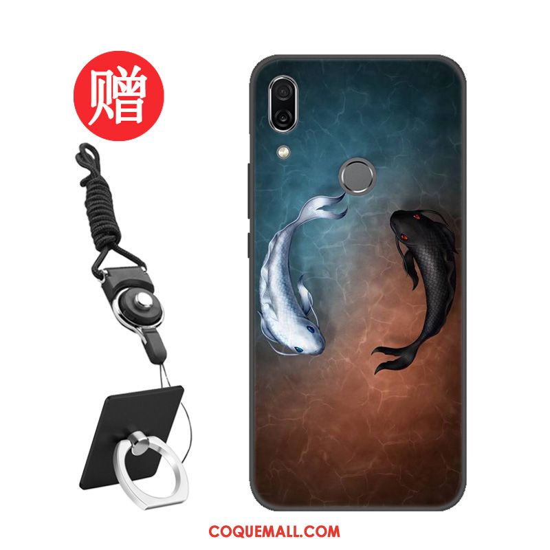 Étui Huawei P Smart Z Tempérer Membrane Tendance, Coque Huawei P Smart Z Bleu Silicone