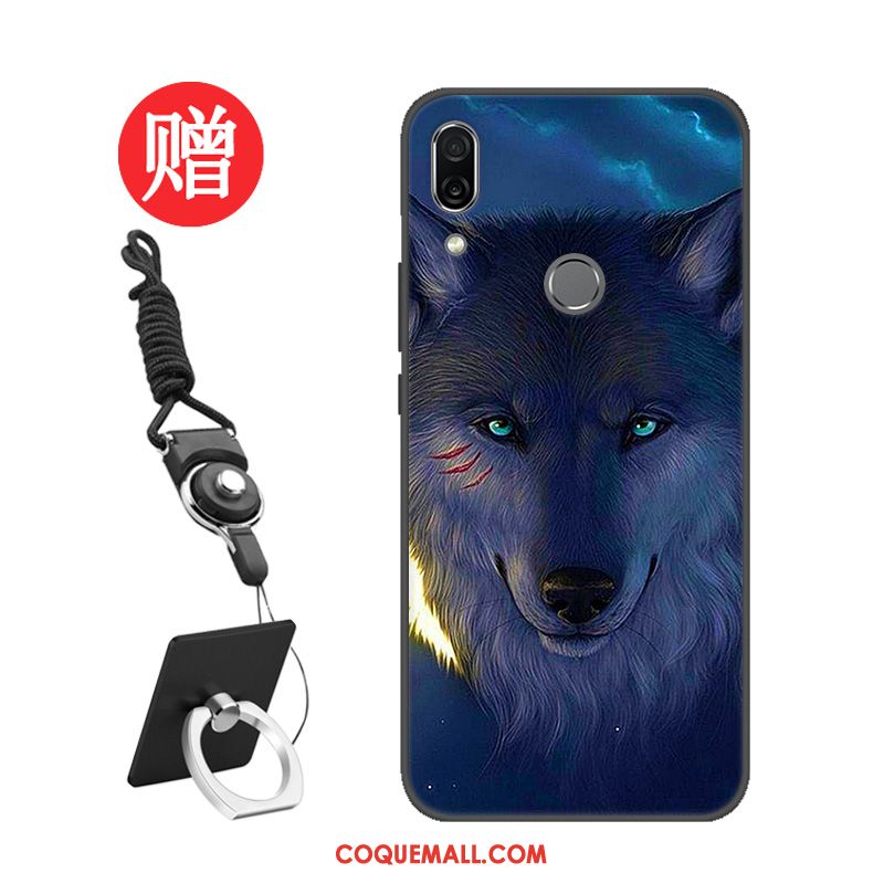 Étui Huawei P Smart Z Tempérer Membrane Tendance, Coque Huawei P Smart Z Bleu Silicone