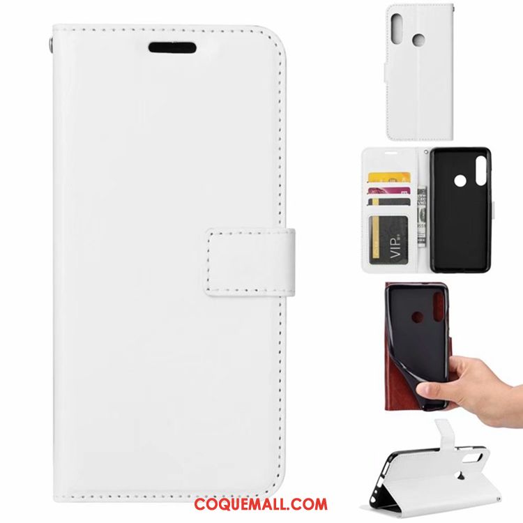 Étui Huawei P Smart Z Téléphone Portable En Cuir Noir, Coque Huawei P Smart Z