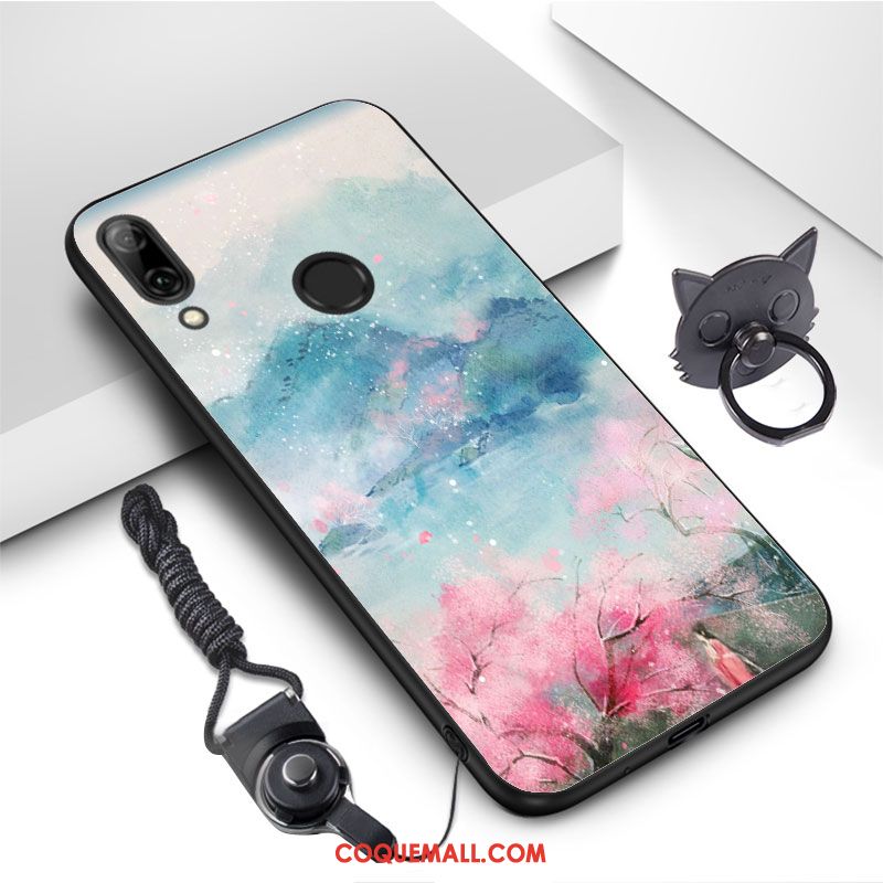 Étui Huawei P Smart Z Téléphone Portable Gris Vent, Coque Huawei P Smart Z Délavé En Daim Personnalisé